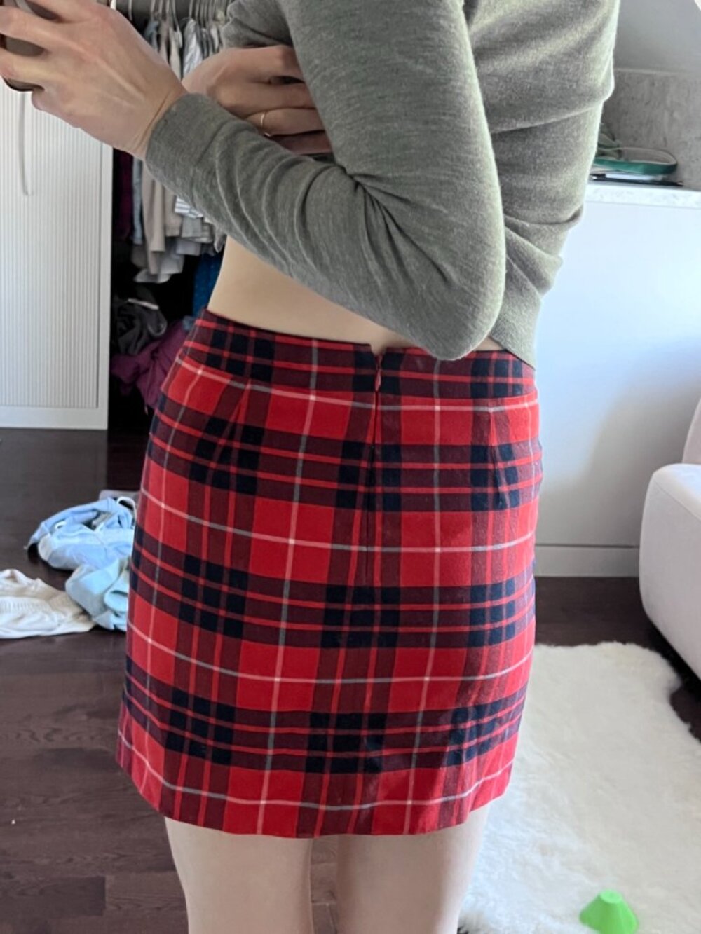 J. Crew Plaid Tartan Mini Skirt - Picture 3 of 7